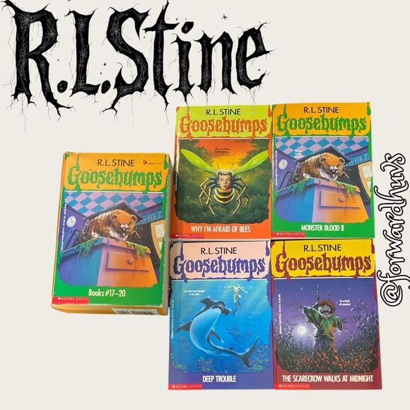 Goosebumps Book Collection by R.L. Stine: Books #17-20 in Slipcase - Picture 2 of 14